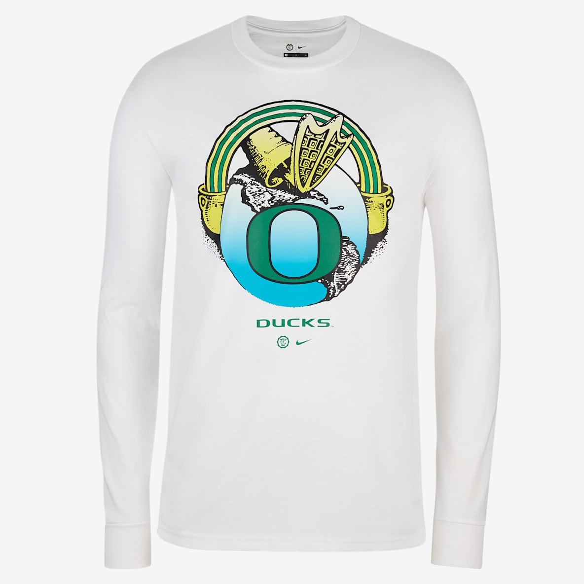 Nike "Duckin' to Eugene" Nike "Duckin' to Eugene" Men's Long-Sleeve Cotton T-Shirt