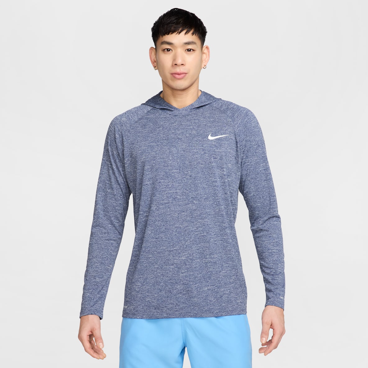 나이키 스윔 하이드로가드 에센셜 남성 드라이 핏 UV 긴팔 후드 탑