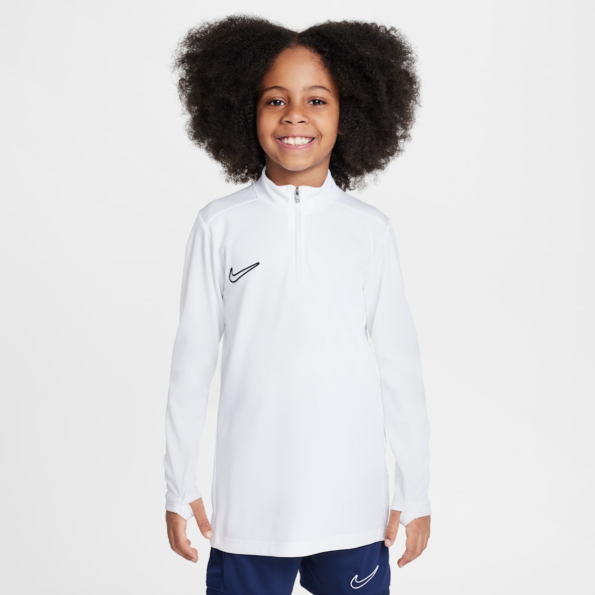 Nike Academy Nike Academy Older Kids' Dri-FIT Long-Sleeve 1/4-Zip Football Drill Top
