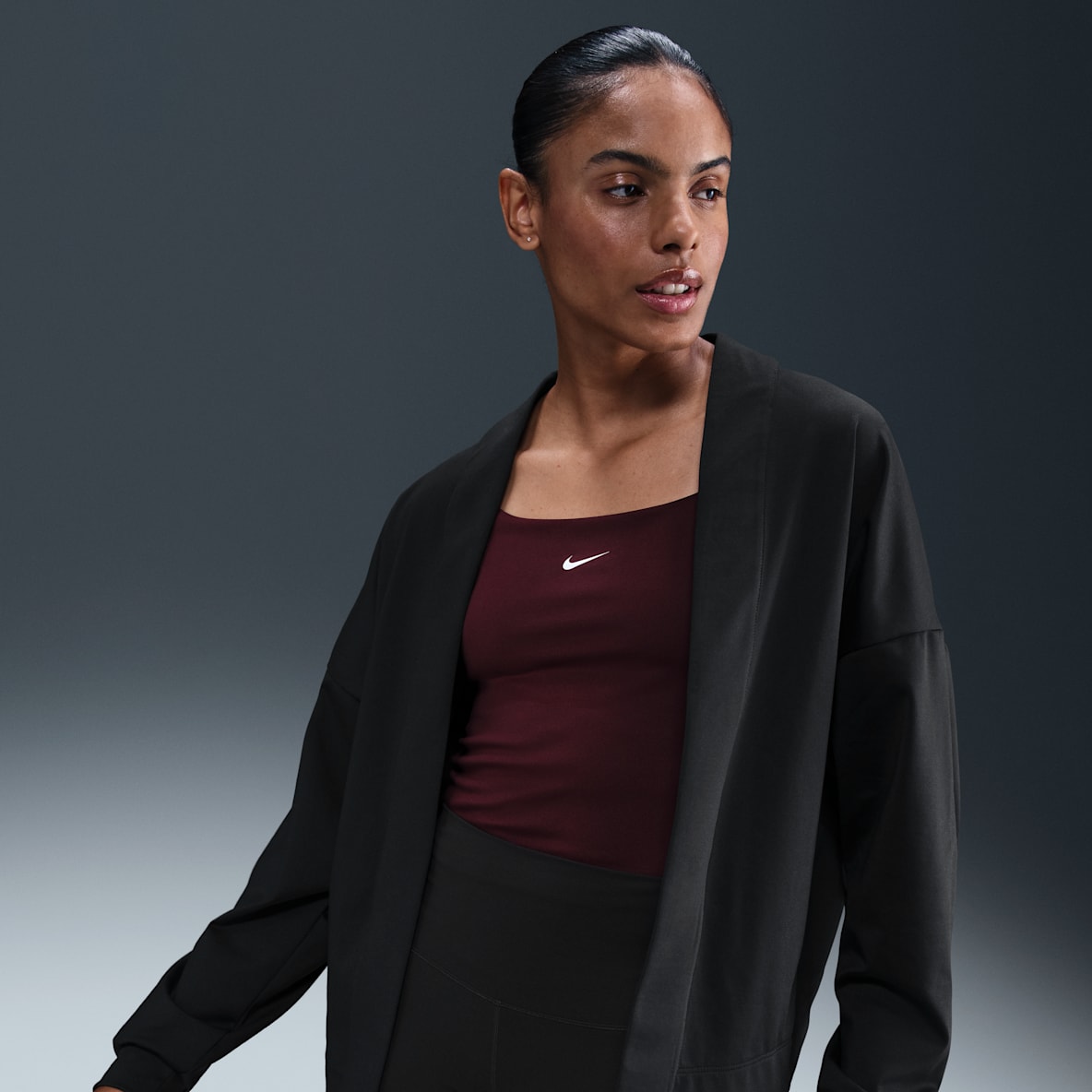 Nike Zenvy Nike Zenvy Cardigan oversize Dri-FIT pour femme