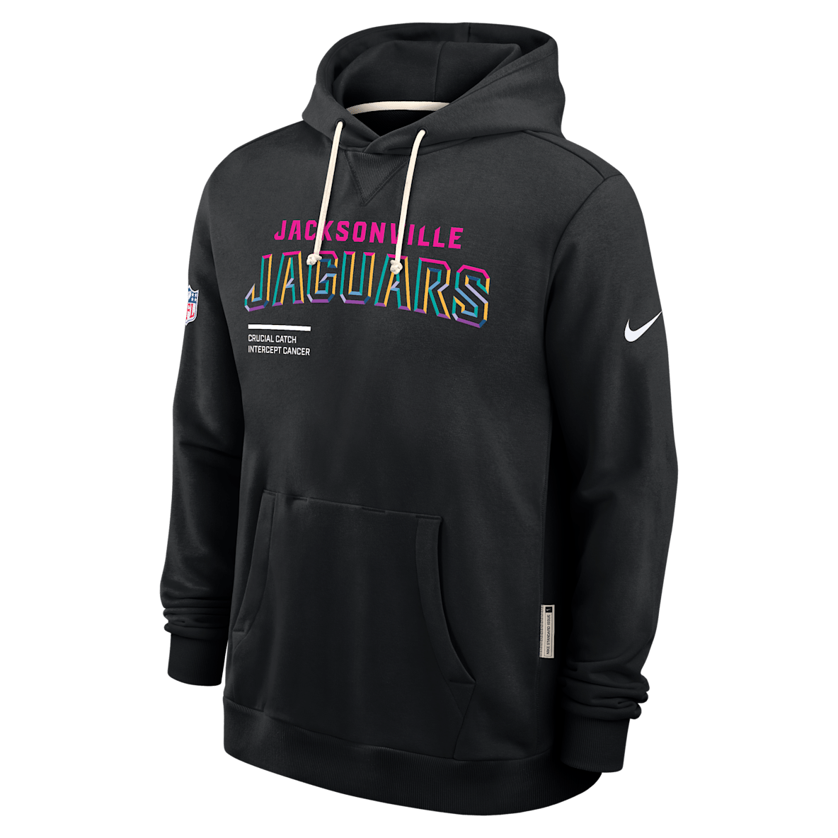 Jacksonville Jaguars Crucial Catch Sideline Jacksonville Jaguars Crucial Catch Sideline Men's Nike Dri-FIT NFL Pullover Hoodie