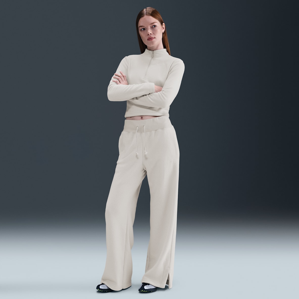 Pantalon Jogging Femme Chaud Taille Haute - Sweatpants Thermique élastique, Ample, Pour Sport Et Décontracté
