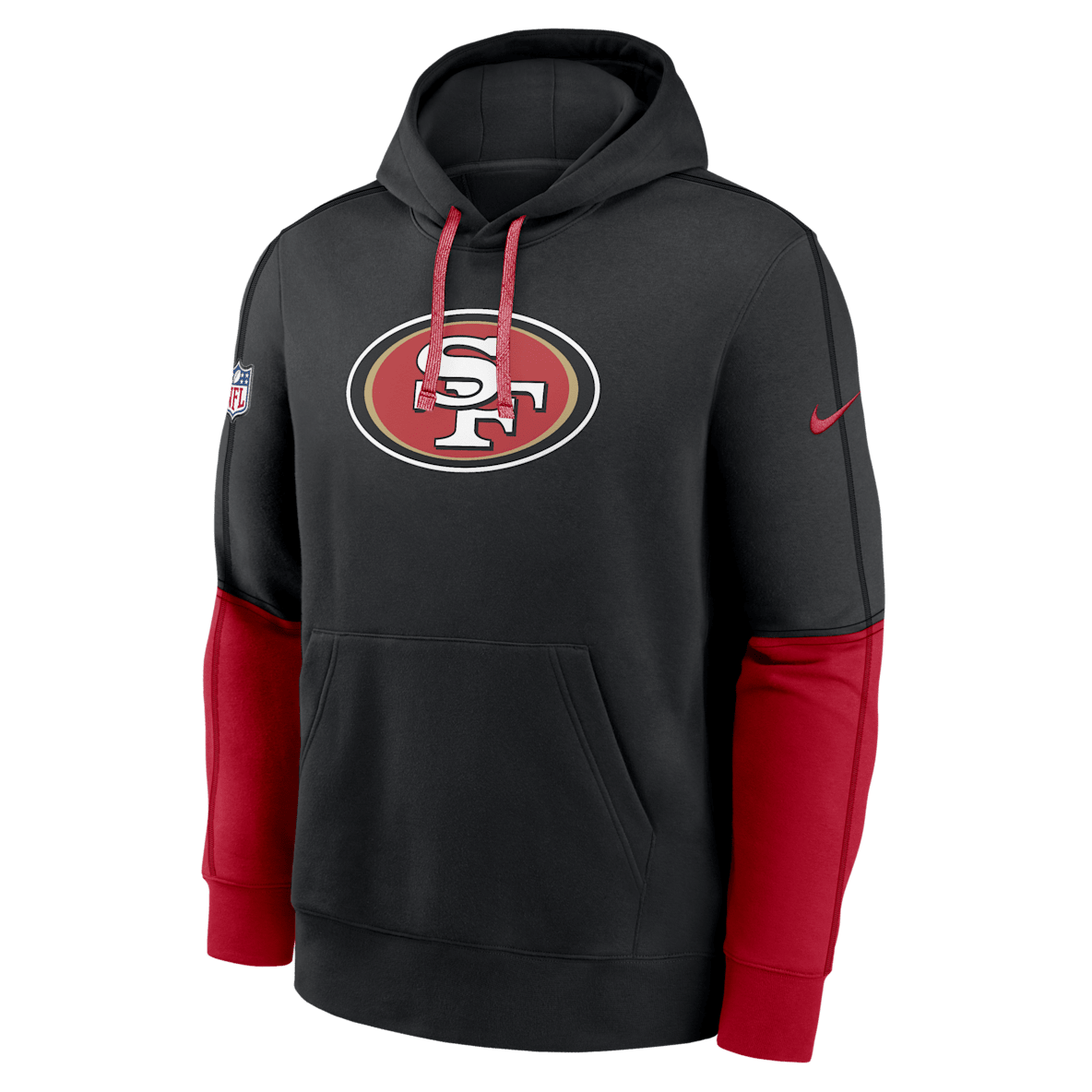 San Francisco 49ers Sideline Team Issue Club Men's Nike NFL Pullover Hoodie