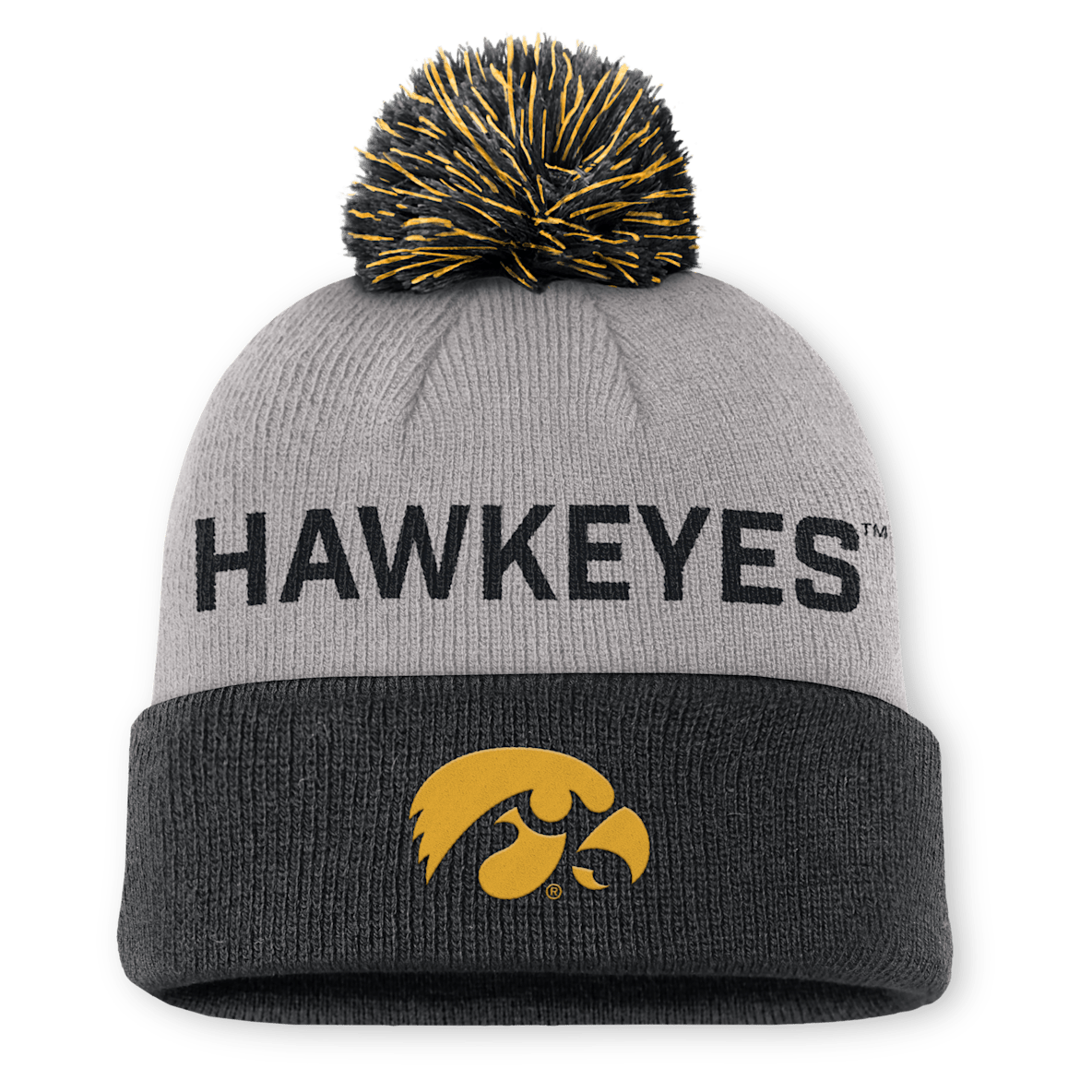 Iowa Primetime Peak Iowa Primetime Peak Men's Nike College Cuffed Pom Beanie