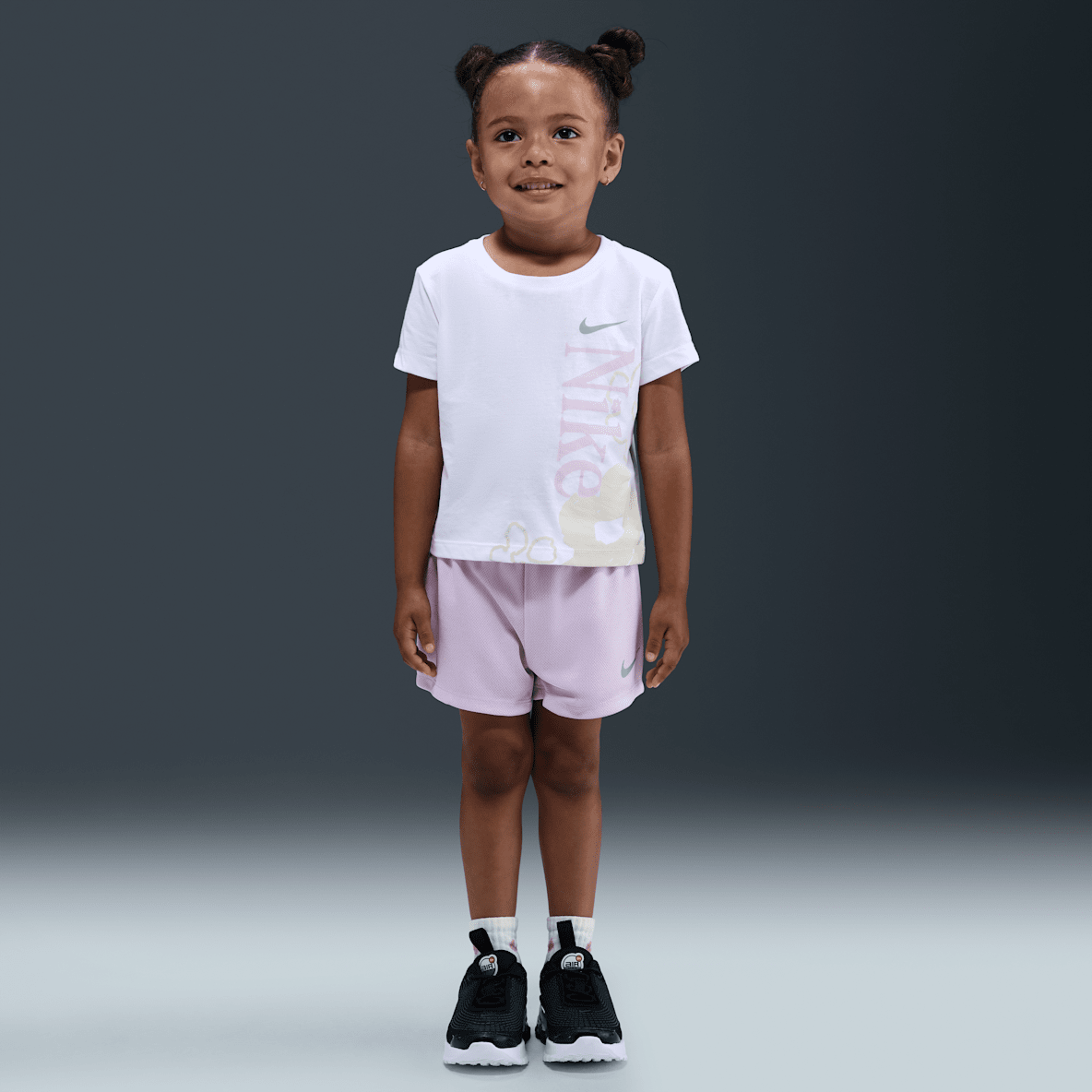 Nike Nike Toddler Wild Flower T-Shirt and Mesh Shorts Set