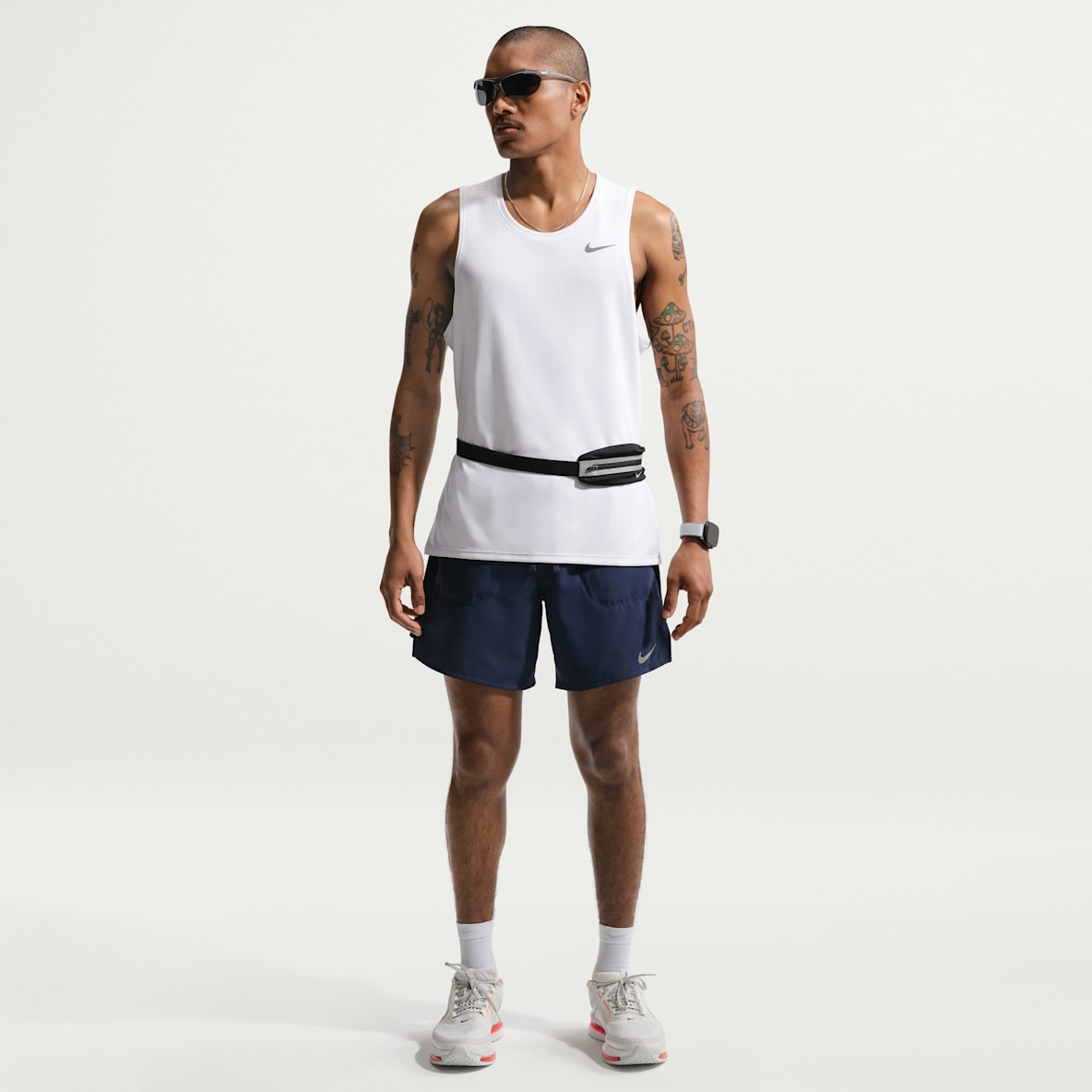Nike Stride Short de running 2-en-1 18 cm Dri-FIT pour homme