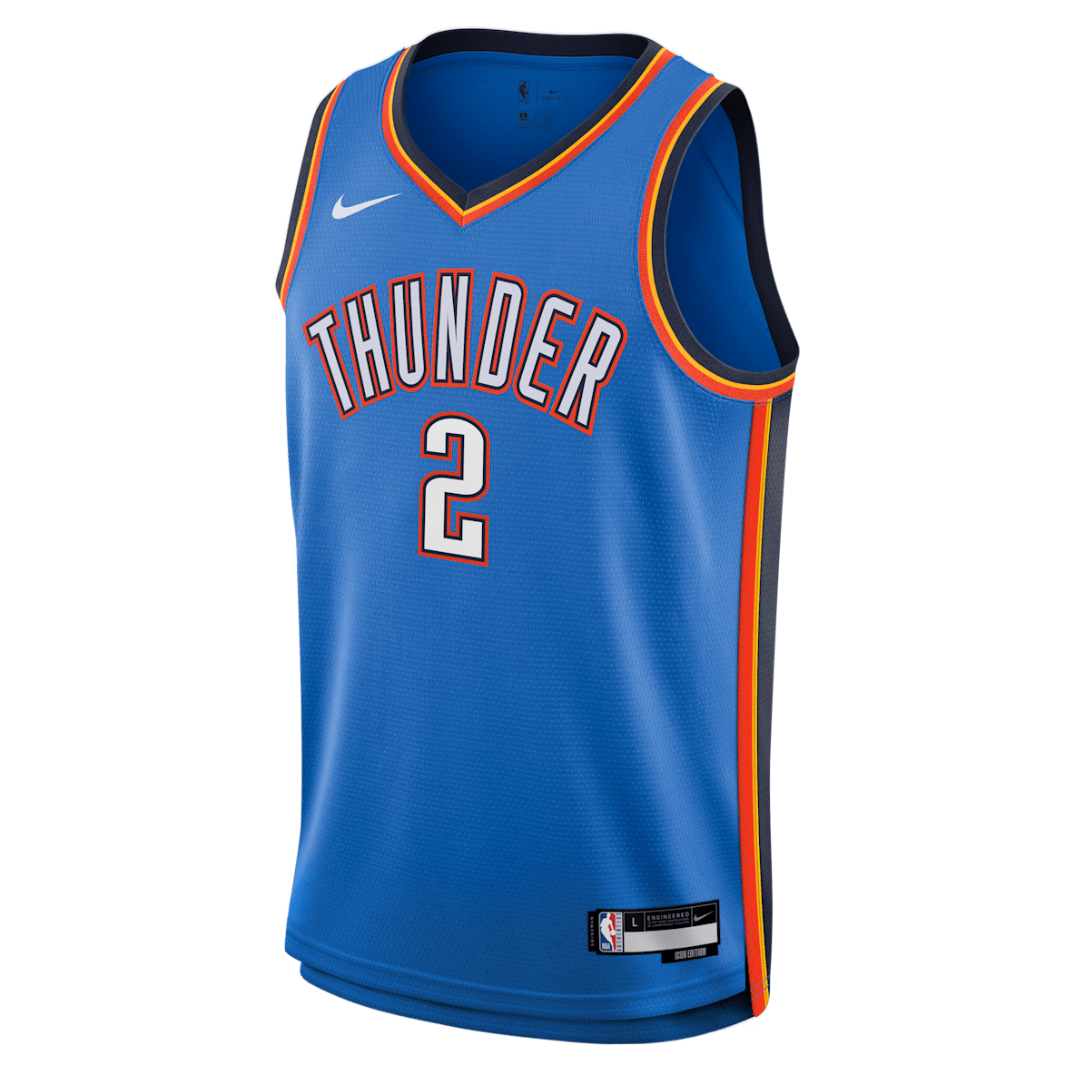 Shai Gilgeous-Alexander Oklahoma City Thunder 2024/25 Icon Edition Shai Gilgeous-Alexander Oklahoma City Thunder 2024/25 Icon Edition Big Kids' Nike NBA Swingman Jersey