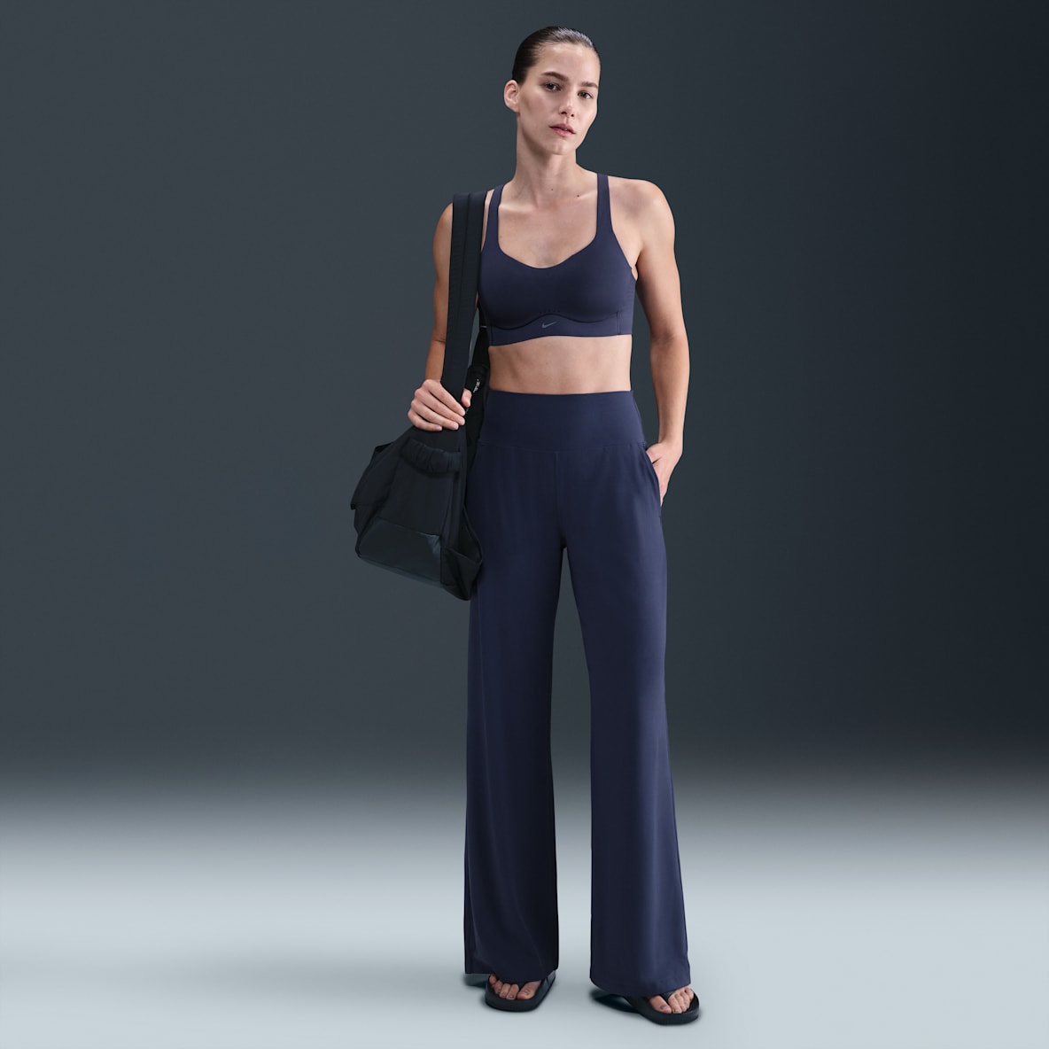 Nike Zenvy Nike Zenvy Women's Dri-FIT High-Waisted Wide-Leg Pants