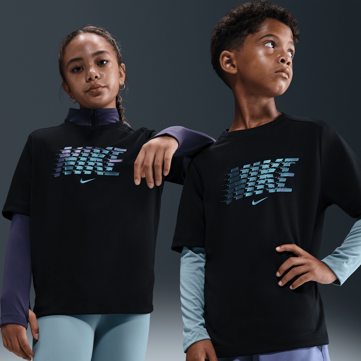 Nike Multi Nike Multi Big Kids' Dri-FIT Short-Sleeve Top