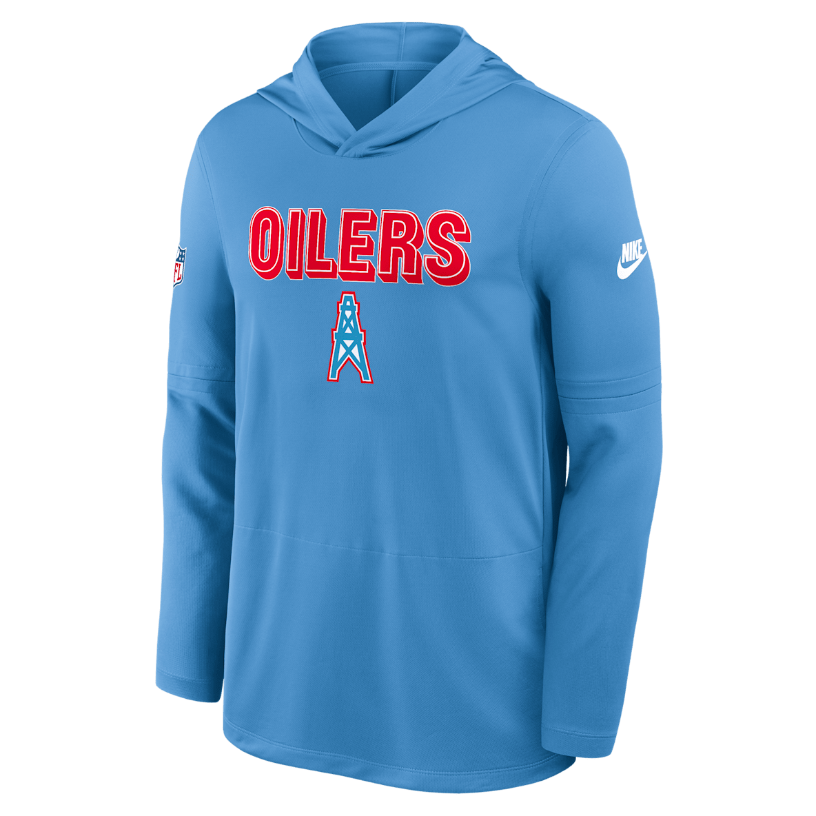 Tennessee Titans Pass Accuracy Men's Nike Dri-FIT NFL Long-Sleeve Hooded Top