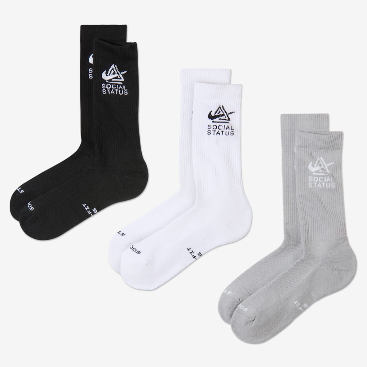 Nike Everyday Elevated x Social Status Crew Socks (3 Pairs)