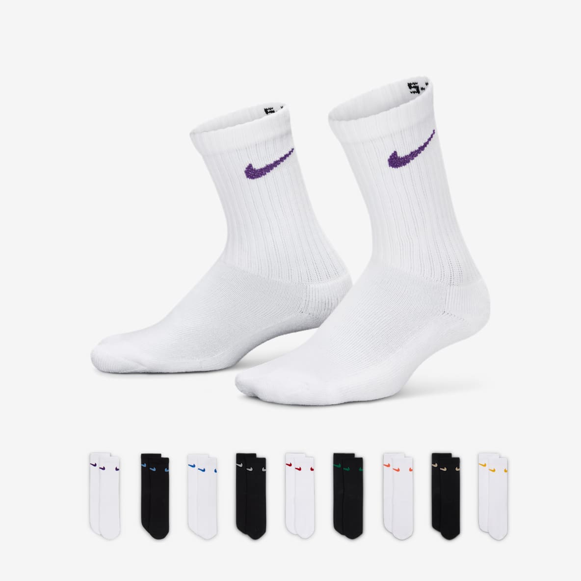 Nike Younger Kids' Holiday Crew Boxed Set (9 Pairs)