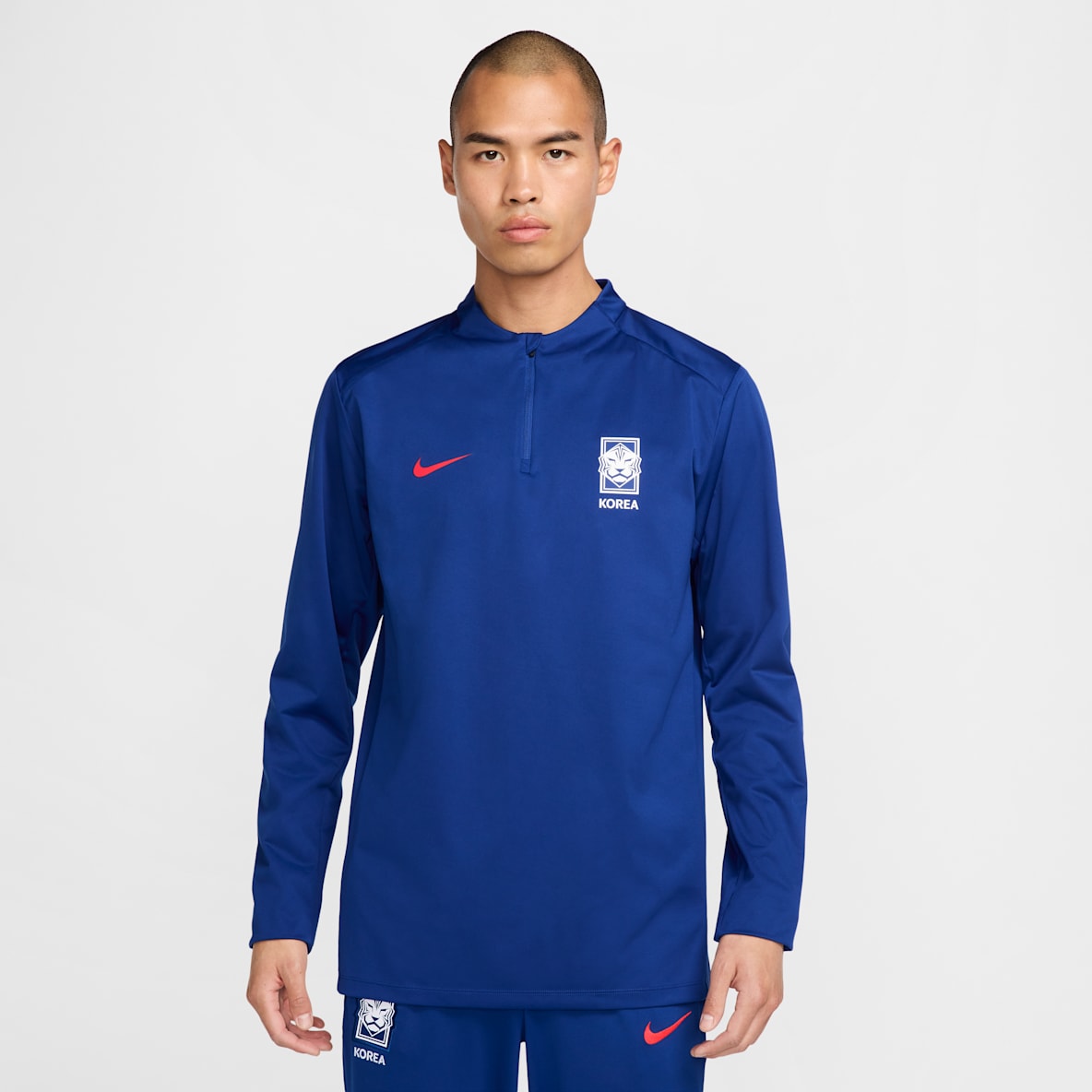 대한민국 스트라이크 남성 나이키 사커 드릴 탑