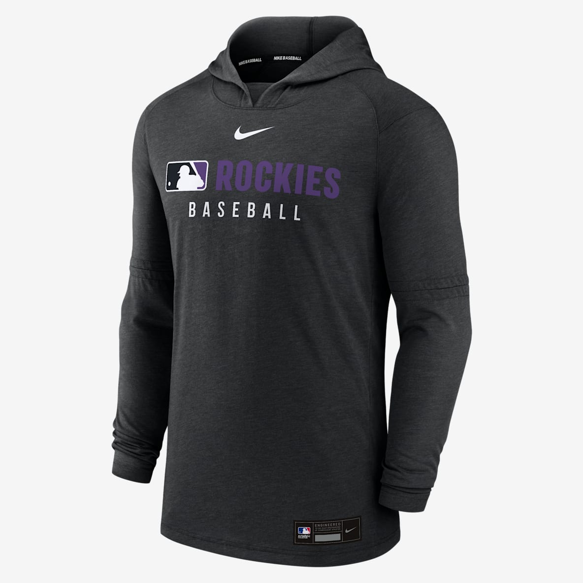 Colorado Rockies Authentic Collection Colorado Rockies Authentic Collection Men's Nike Dri-FIT MLB Pullover Hoodie