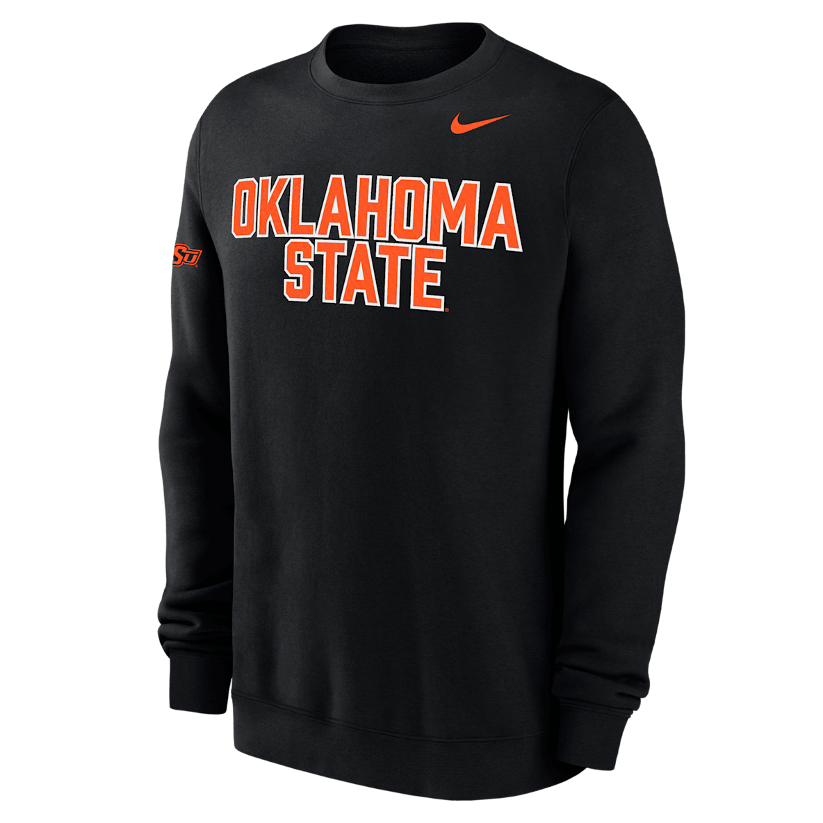 Oklahoma State Club Fleece Oklahoma State Club Fleece Men's Nike College Crew-Neck Sweatshirt