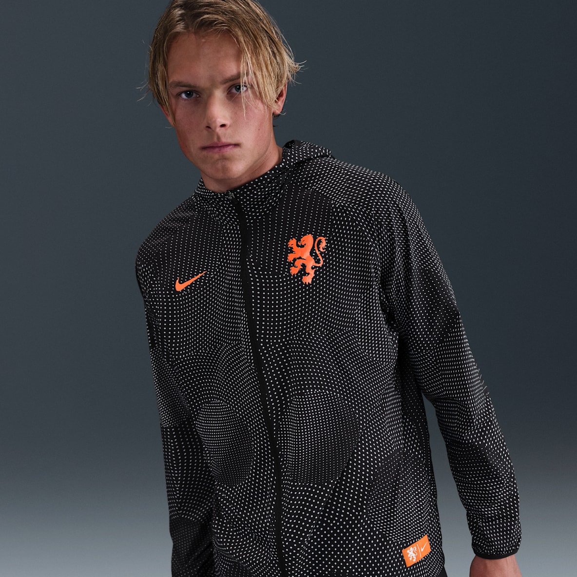 Netherlands Aireez Netherlands Aireez Men's Nike Football Printed Jacket