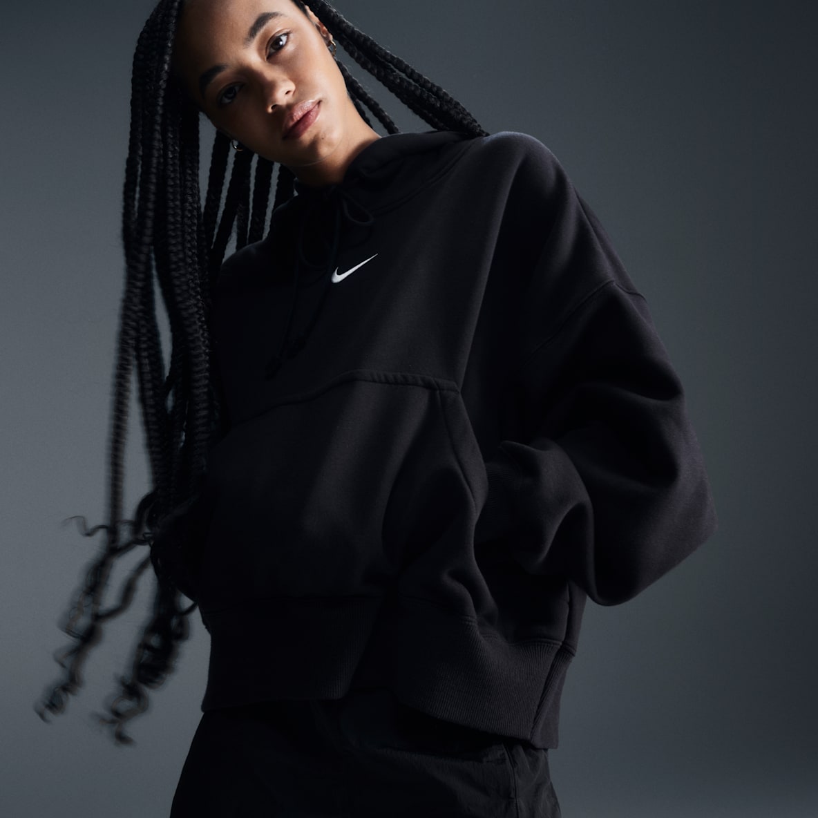 Nike Sportswear Phoenix Fleece Nike Sportswear Phoenix Fleece Ekstra overdimensioneret pullover-hættetrøje til kvinder