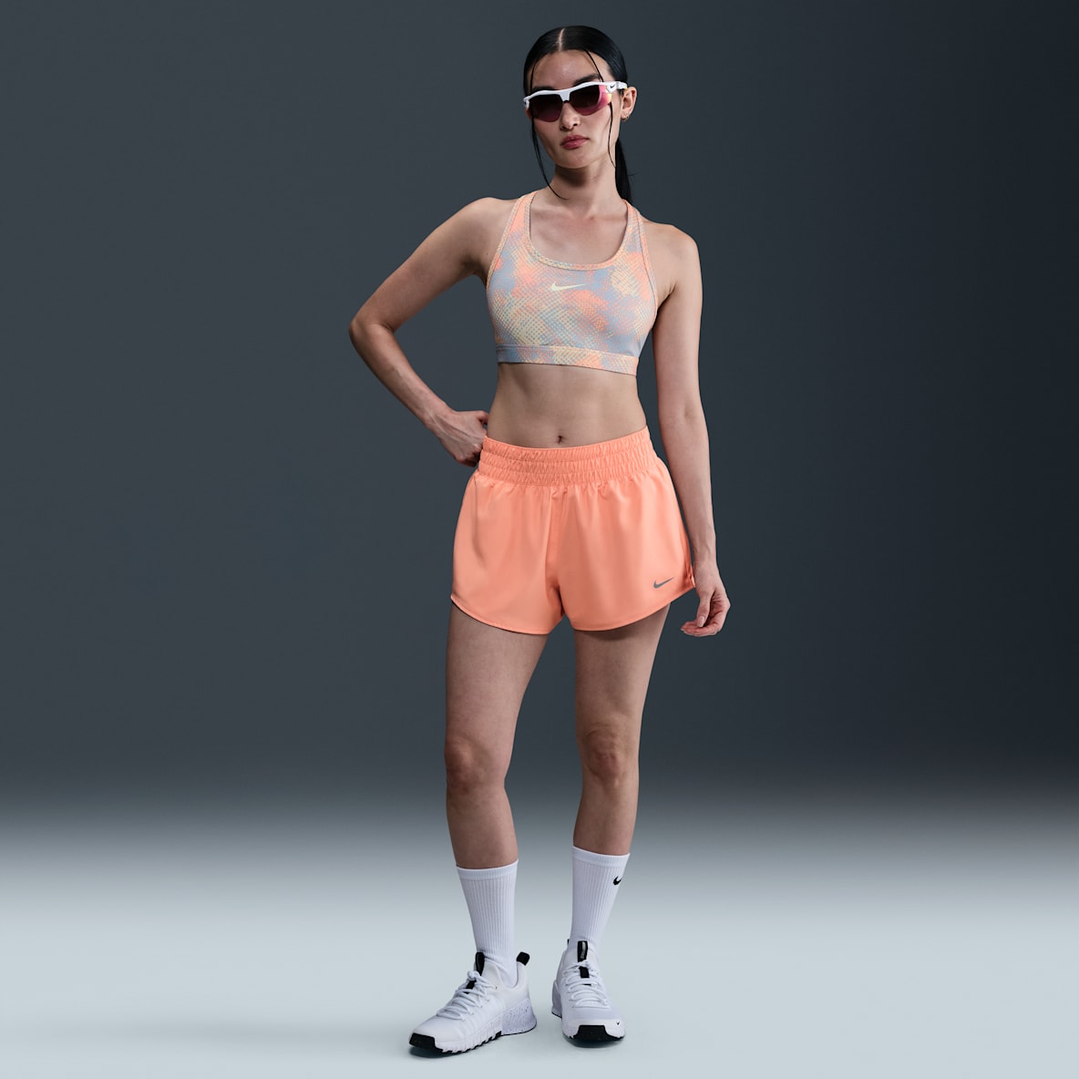 Nike One Nike One Women's Dri-FIT Mid-Rise 8cm (approx.) Brief-Lined Shorts