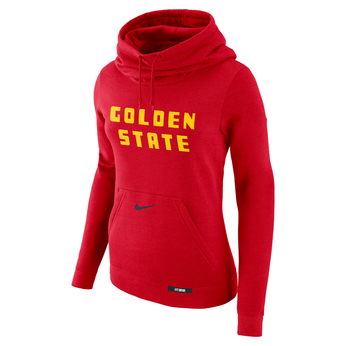 Golden State Warriors Club City Edition Golden State Warriors Club City Edition Women's Nike NBA Fleece Funnel-Neck Hoodie