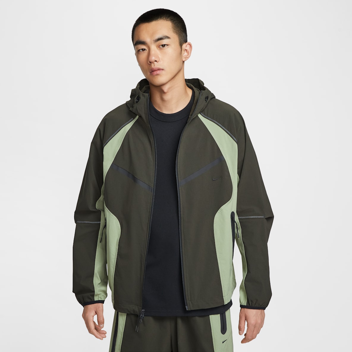 ナイキ テック ナイキ テック メンズ Dri-FIT ウーブン カラーブロック ルーズ オーバーサイズド ジャケット