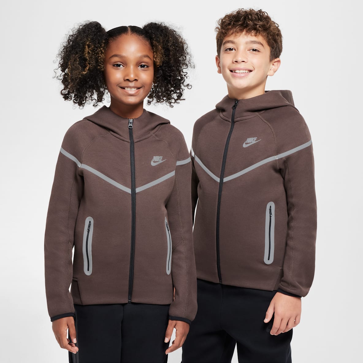 Nike Sportswear Tech Fleece Nike Sportswear Tech Fleece Big Kids' (Boys') Reflective Full-Zip Hoodie