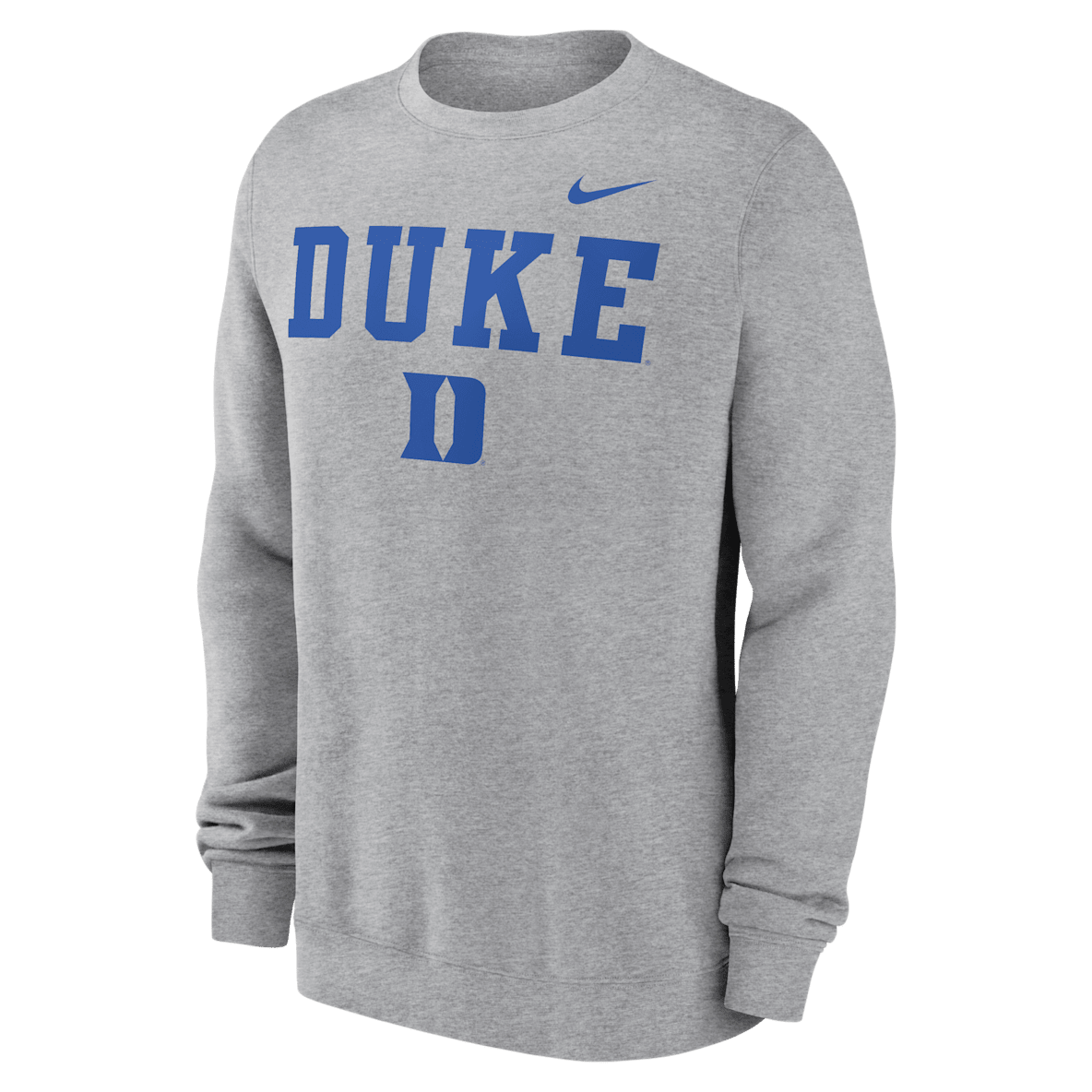 Duke Blue Devils Primetime Primary Stack Duke Blue Devils Primetime Primary Stack Men's Nike College Pullover Crew