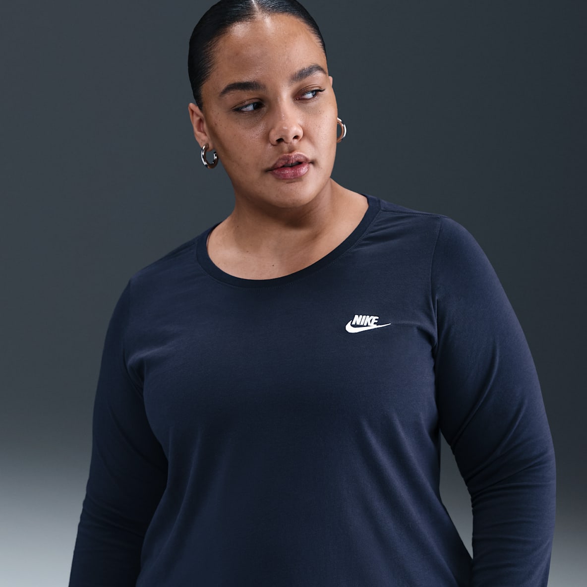 Nike Sportswear Club Nike Sportswear Club Women's Long-Sleeve T-Shirt (Plus Size)