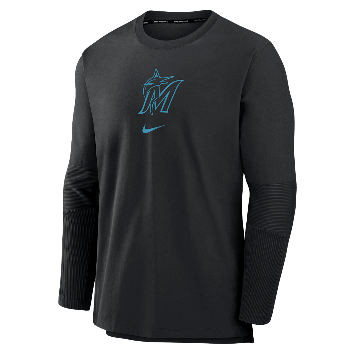 Miami Marlins Authentic Collection Player Miami Marlins Authentic Collection Player Men's Nike Dri-FIT MLB Pullover Jacket