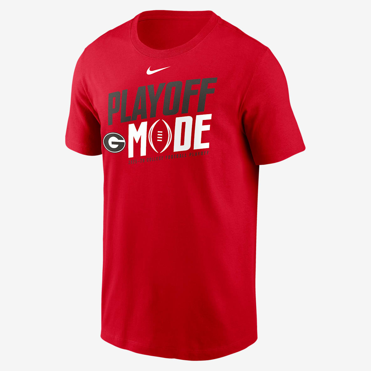 Georgia 2025/26 College Football Playoff Bound Pass Protection Georgia 2025/26 College Football Playoff Bound Pass Protection Men's Nike College T-Shirt