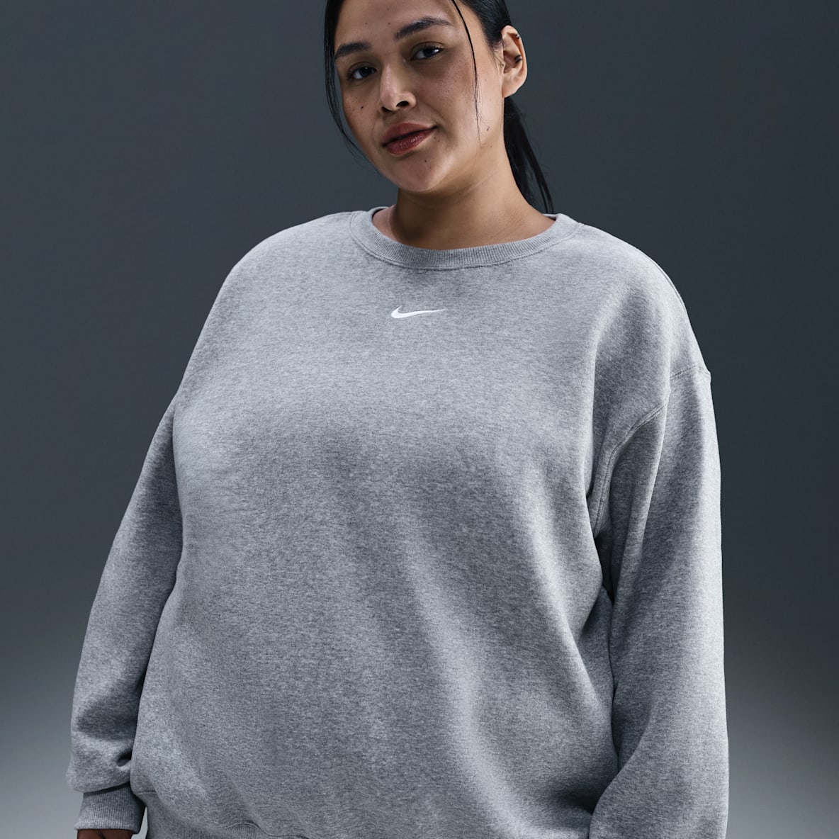 Nike Sportswear Phoenix Fleece Nike Sportswear Phoenix Fleece Women's Oversized Crew-Neck Sweatshirt (Plus Size)