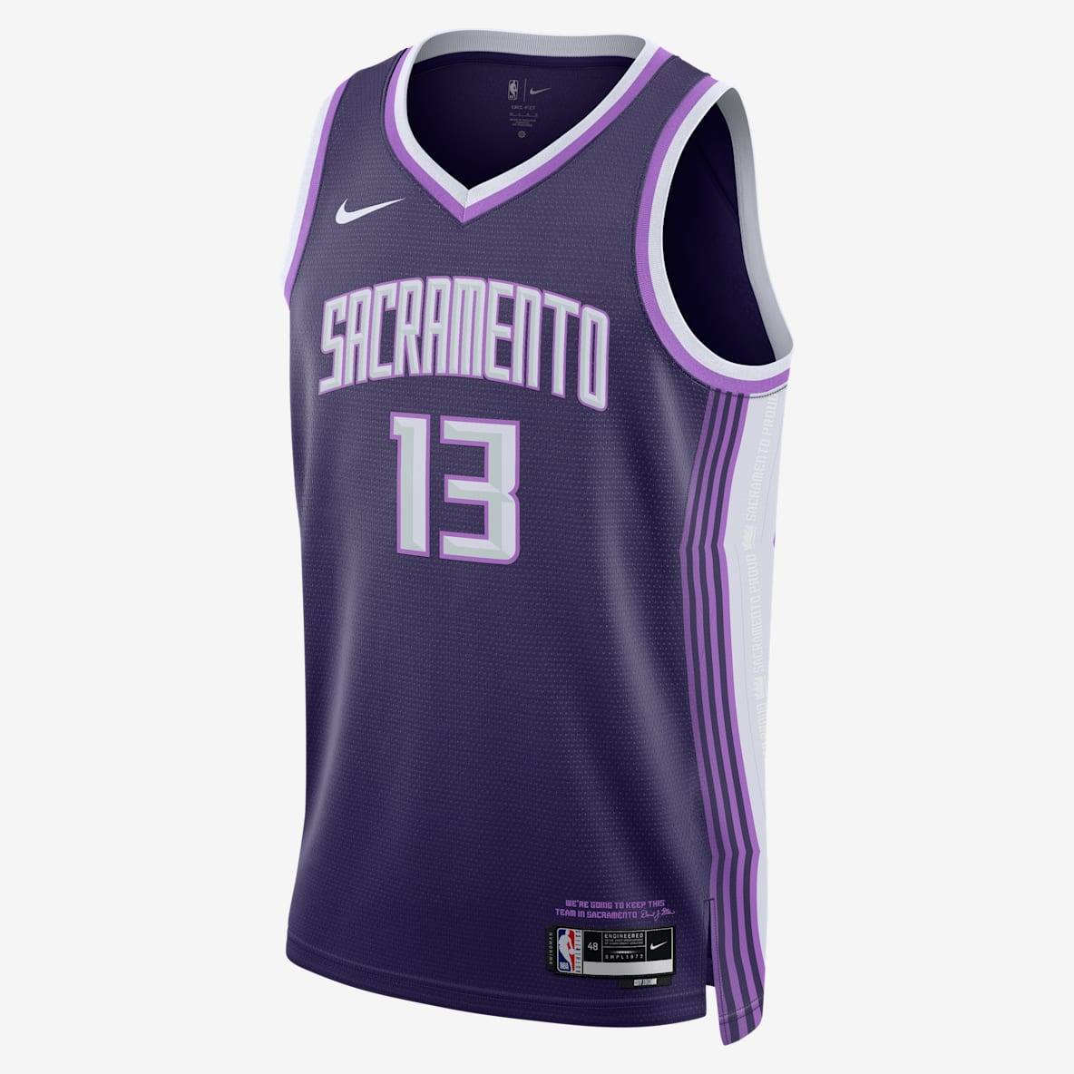Keegan Murray Sacramento Kings City Edition Keegan Murray Sacramento Kings City Edition Men's Nike NBA Swingman Jersey