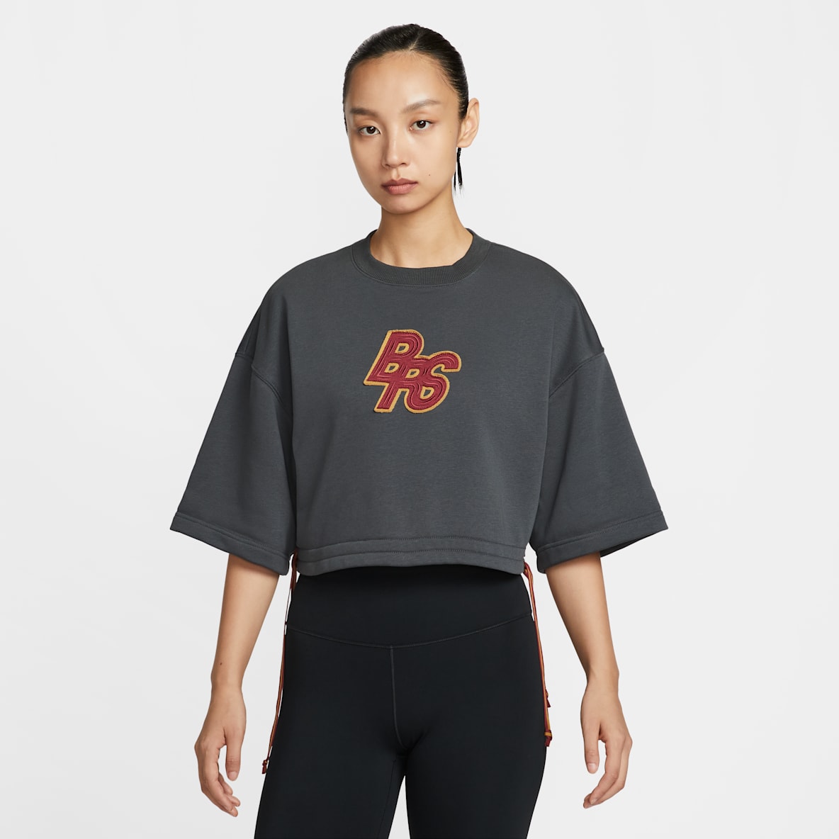 Nike Sportswear Phoenix Fleece Nike Sportswear Phoenix Fleece Women's Short-Sleeve Cropped French Terry Top