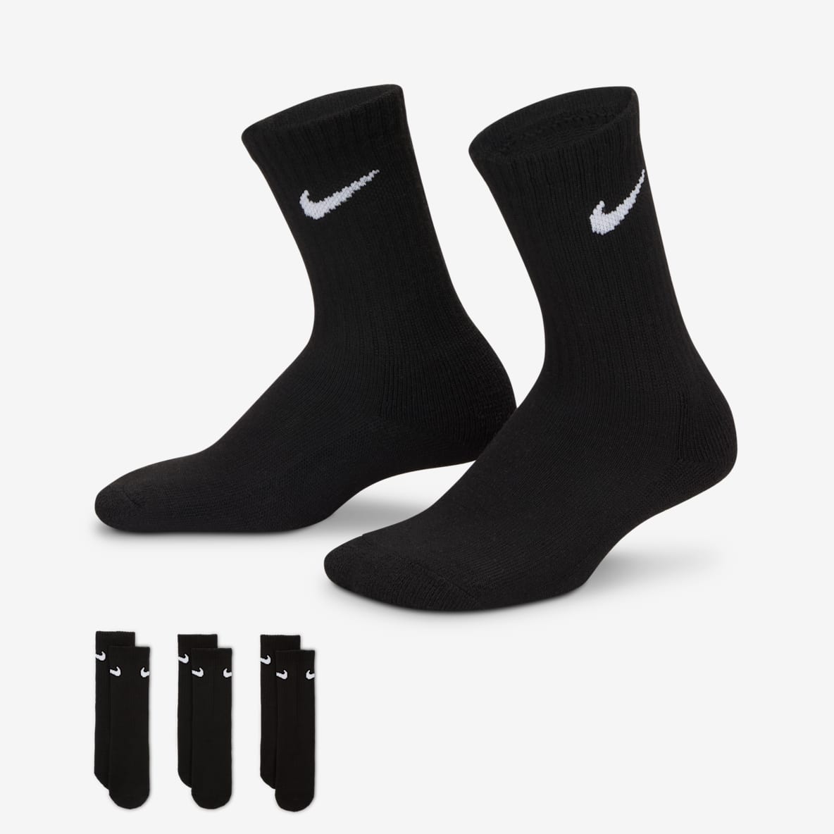 Nike Little Kids' No-Show Socks (3 Pairs)