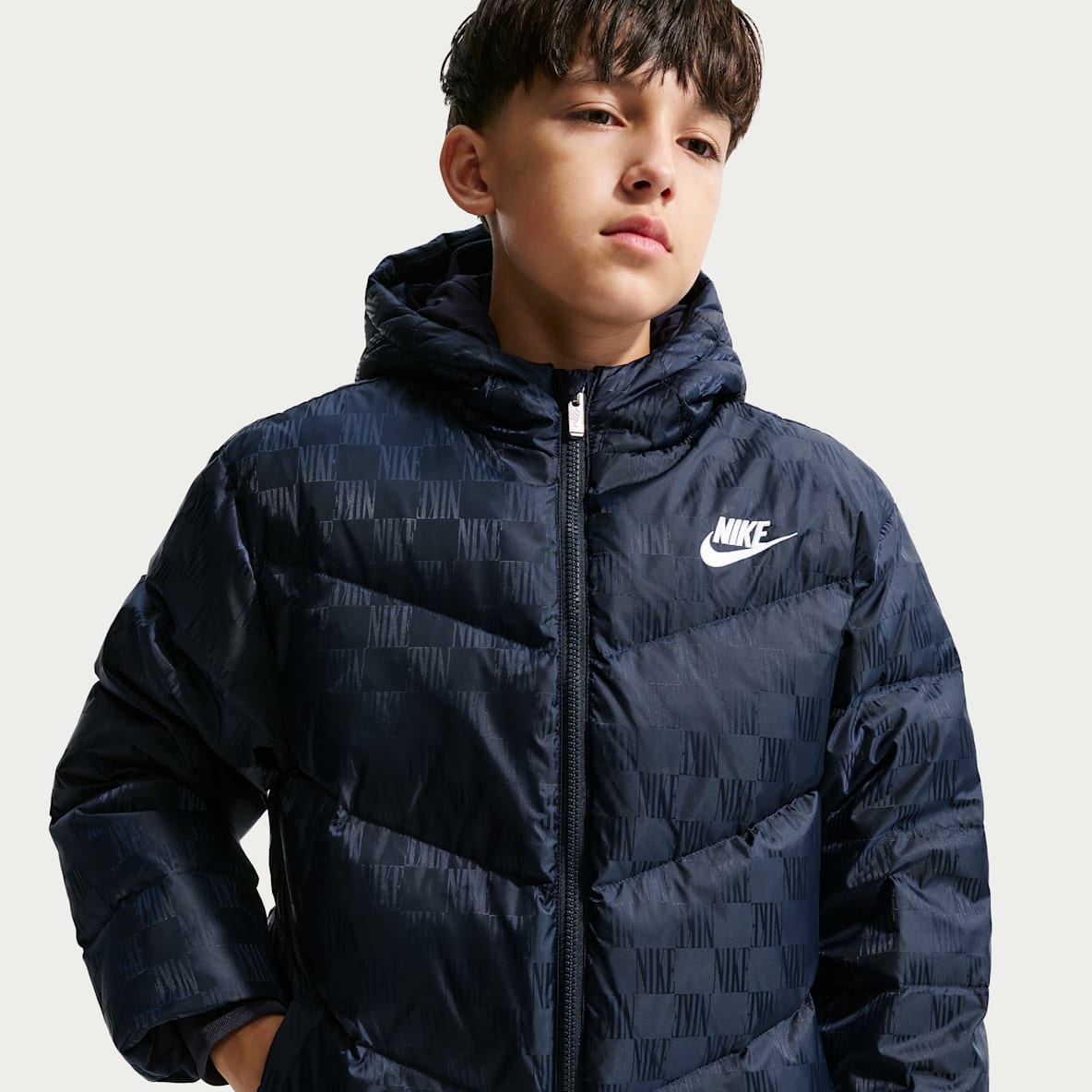 나이키 주니어 모노그램 패딩 재킷