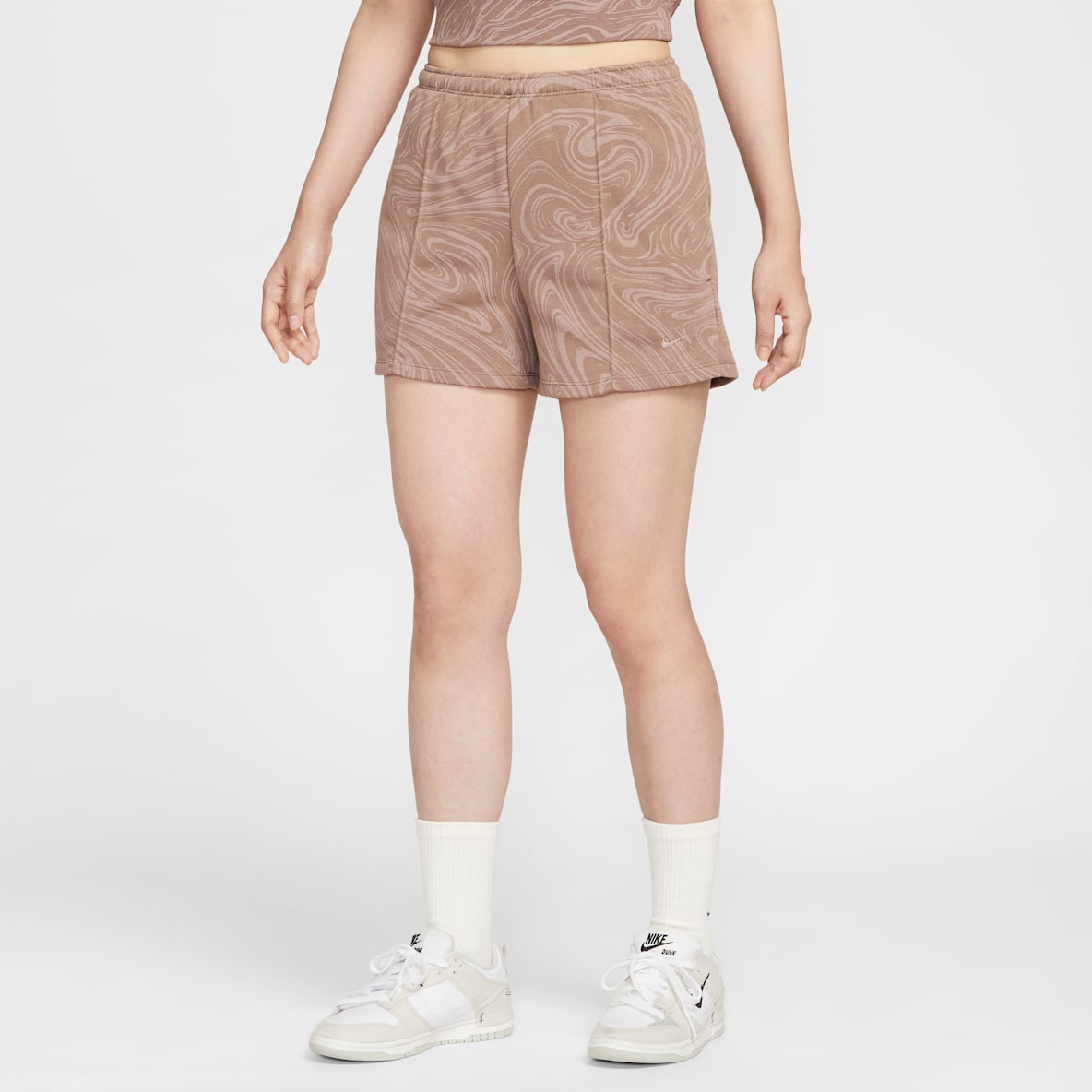 Nike Sportswear Chill Terry Nike Sportswear Chill Terry Women's Mid-Rise French Terry Printed Shorts