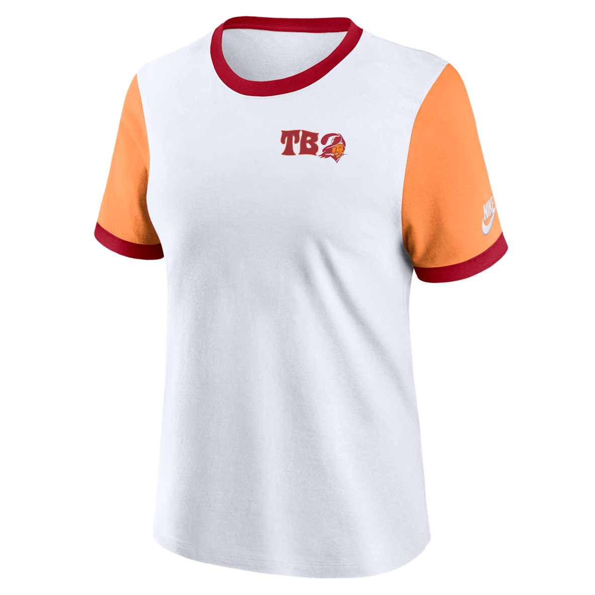 Tampa Bay Buccaneers Rewind Tampa Bay Buccaneers Rewind Women's Nike NFL Ringer T-Shirt