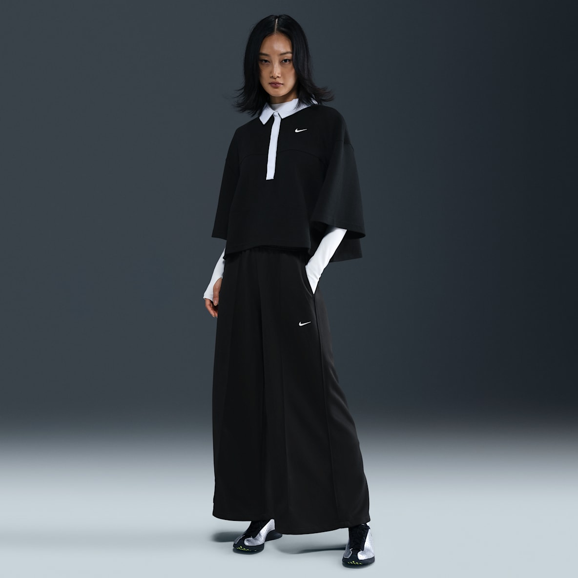 Nike Sportswear Nike Sportswear 女款中腰田徑寬褲
