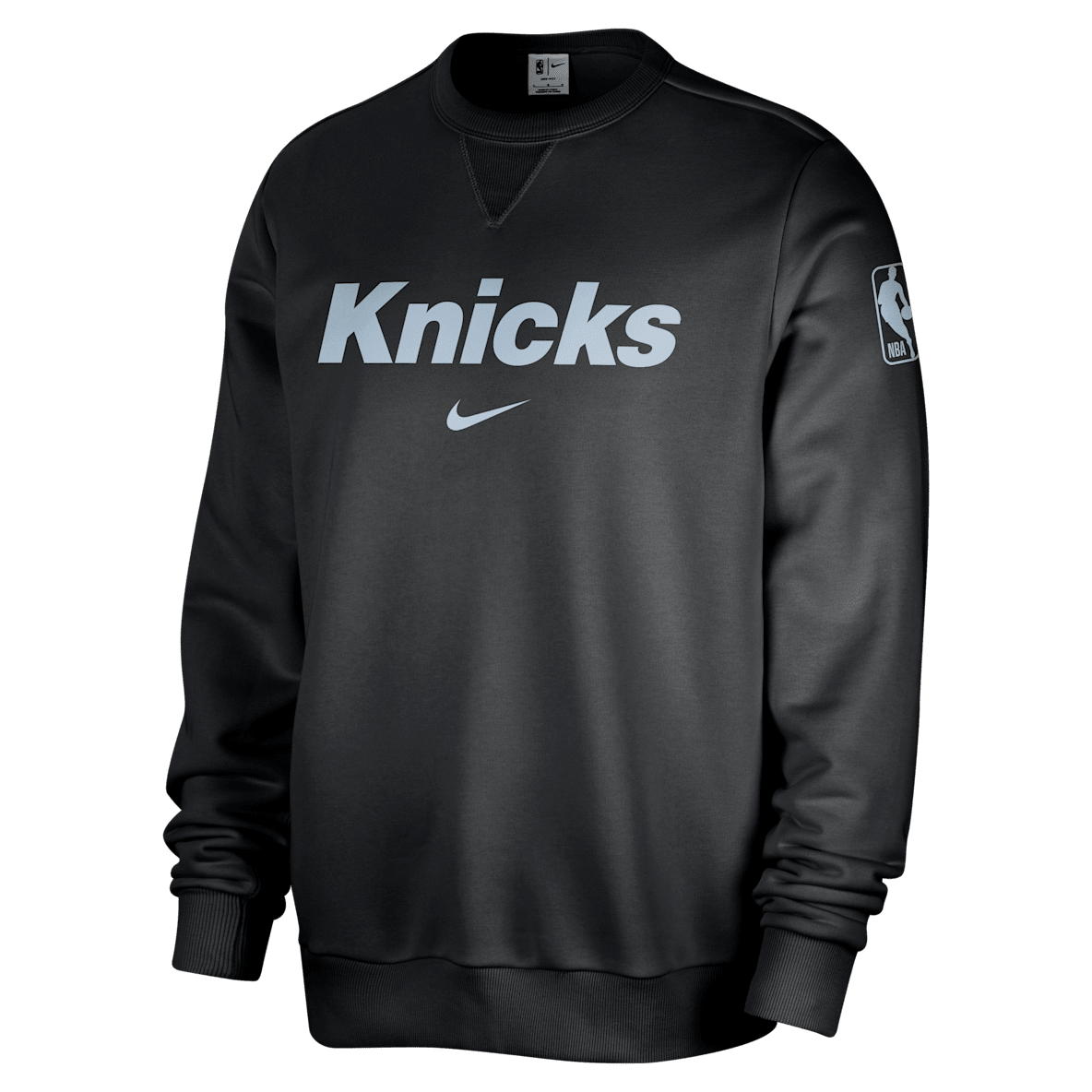 New York Knicks Standard Issue New York Knicks Standard Issue Men's Nike Dri-FIT NBA Crew-Neck Sweatshirt