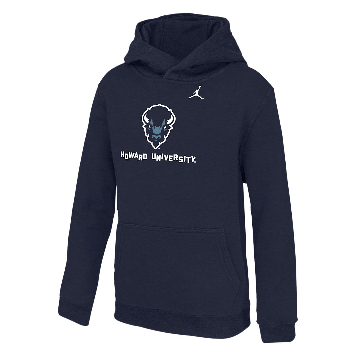 Howard University Club Fleece Howard University Club Fleece Sudadera con gorro universitaria Nike para niños talla grande