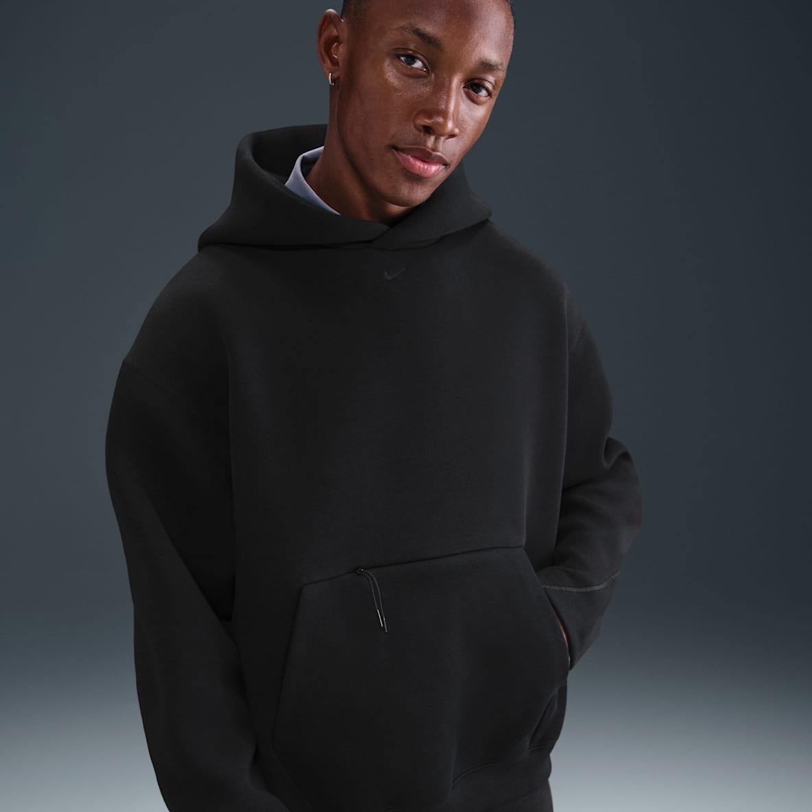 Nike Tech Sudadera con gorro de tejido Fleece oversized para hombre