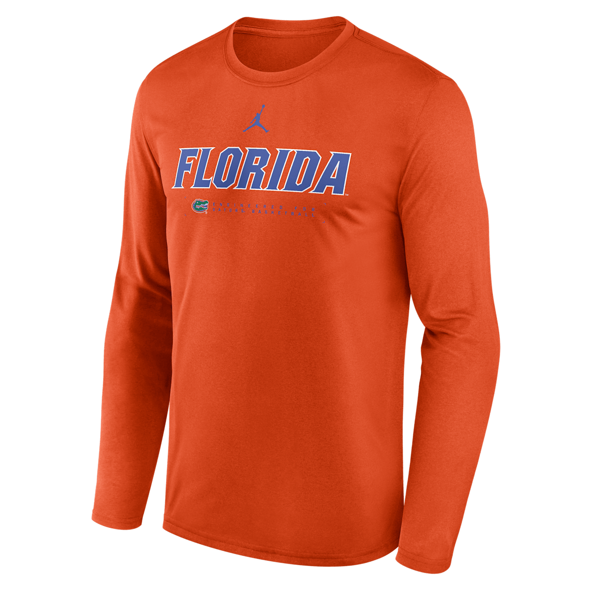 Florida Courtside Basketball Shootaround Legend Florida Courtside Basketball Shootaround Legend Men's Jordan Brand Dri-FIT College Long-Sleeve T-Shirt