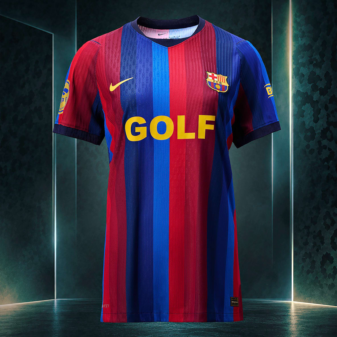 FC Barcelona x GOLF WANG 2026/27 Match Domicile Maillot de foot Authentic Nike Dri-FIT ADV pour femme