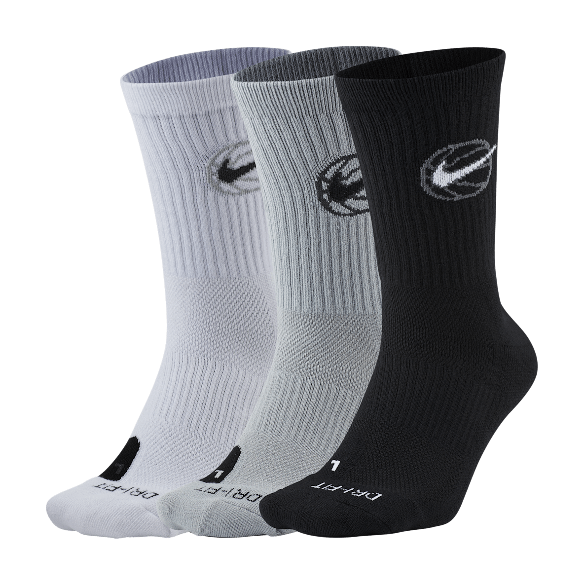 Nike Everyday Crew Nike Everyday Crew Basketbalsokken (3 paar)