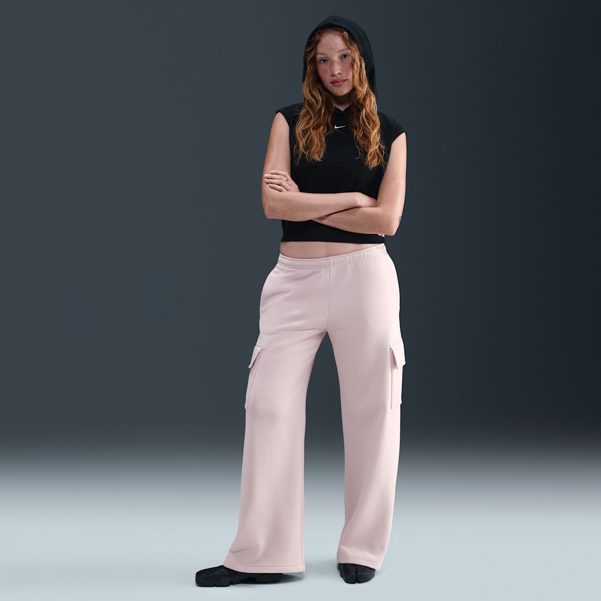 Nike Sportswear Phoenix Fleece Pantalones deportivos cargo para mujer