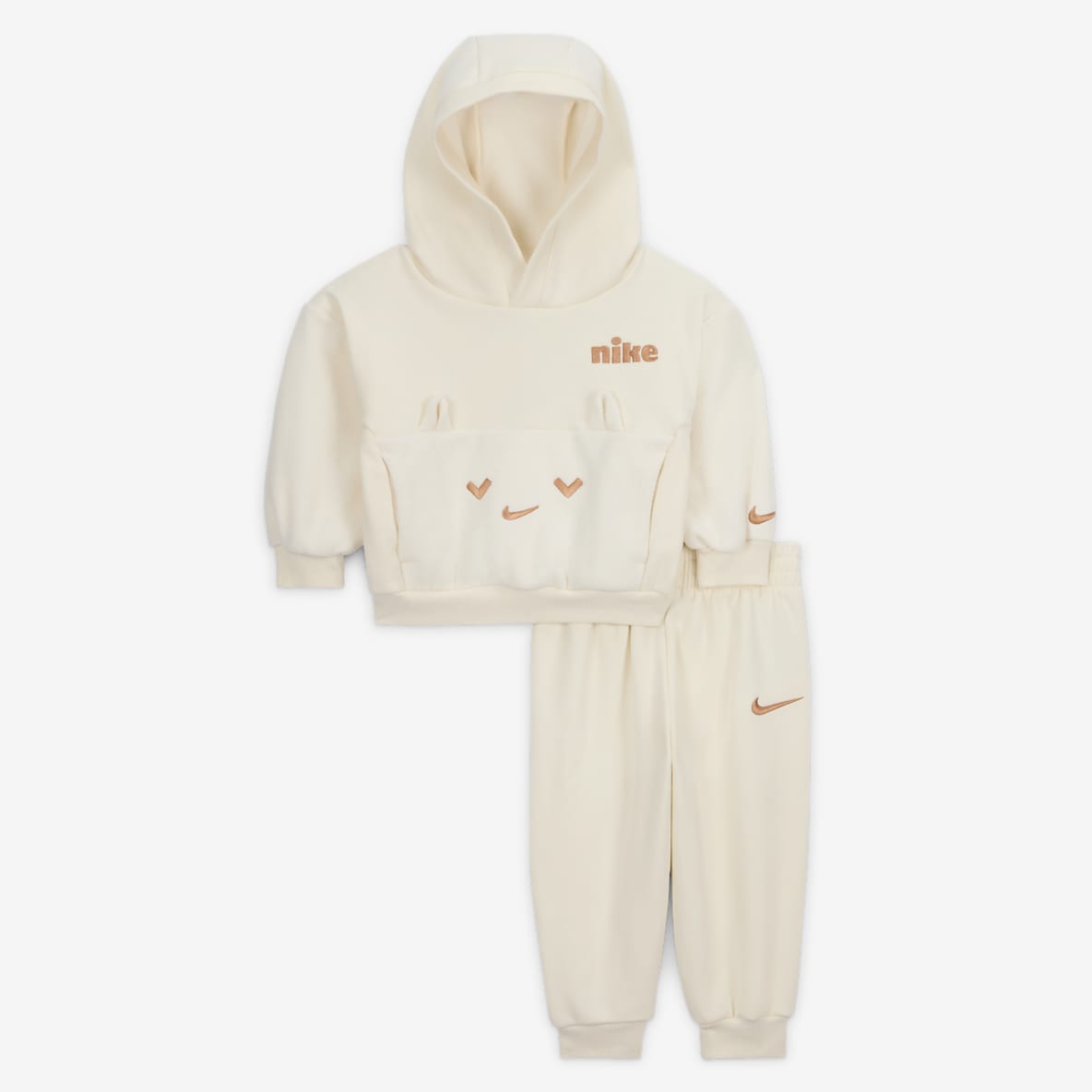 ナイキ コージー コンフォート ナイキ コージー コンフォート ベビー パーカー アンド ジョガーパンツ セット
