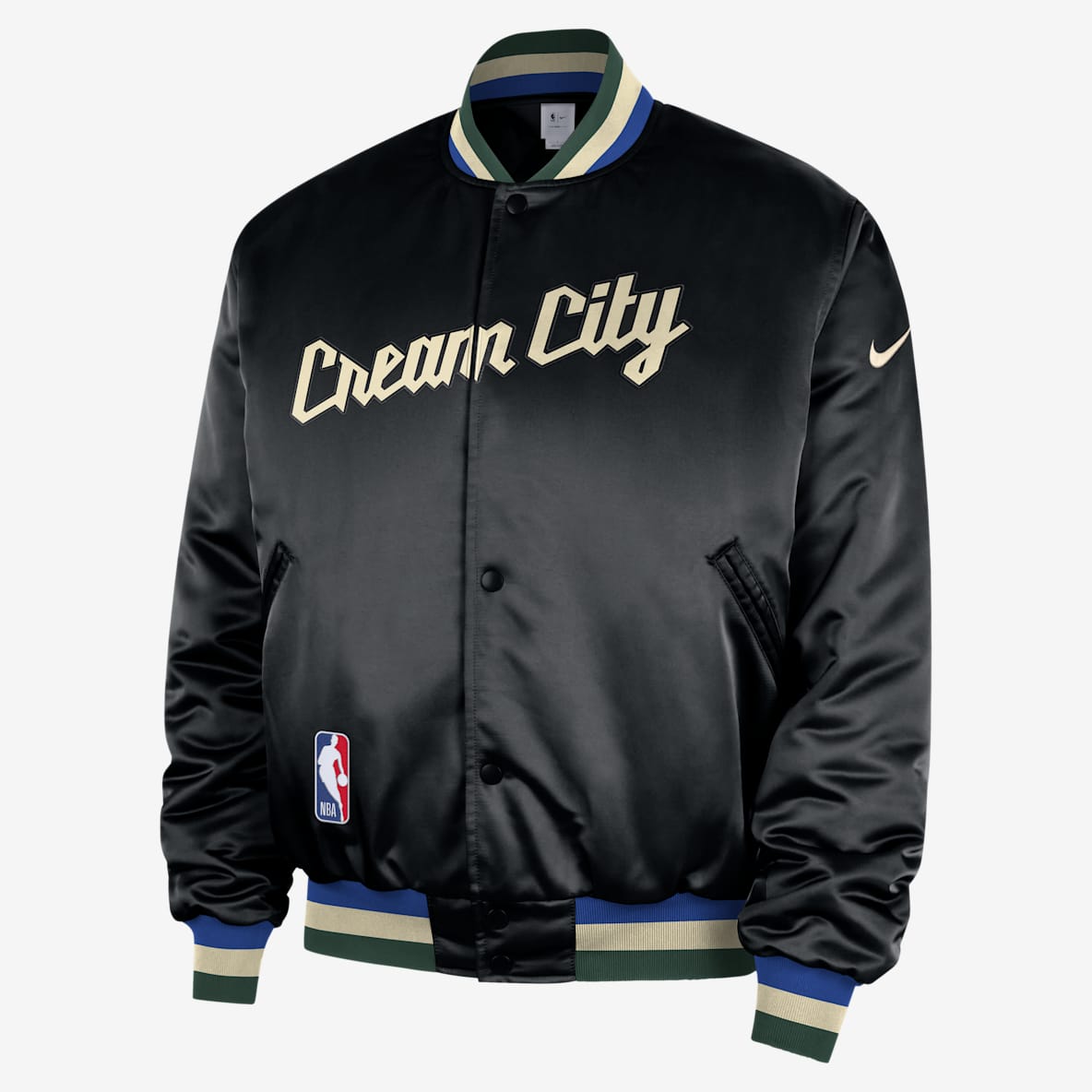 Milwaukee Bucks City Edition Men's Nike NBA Premium Jacket