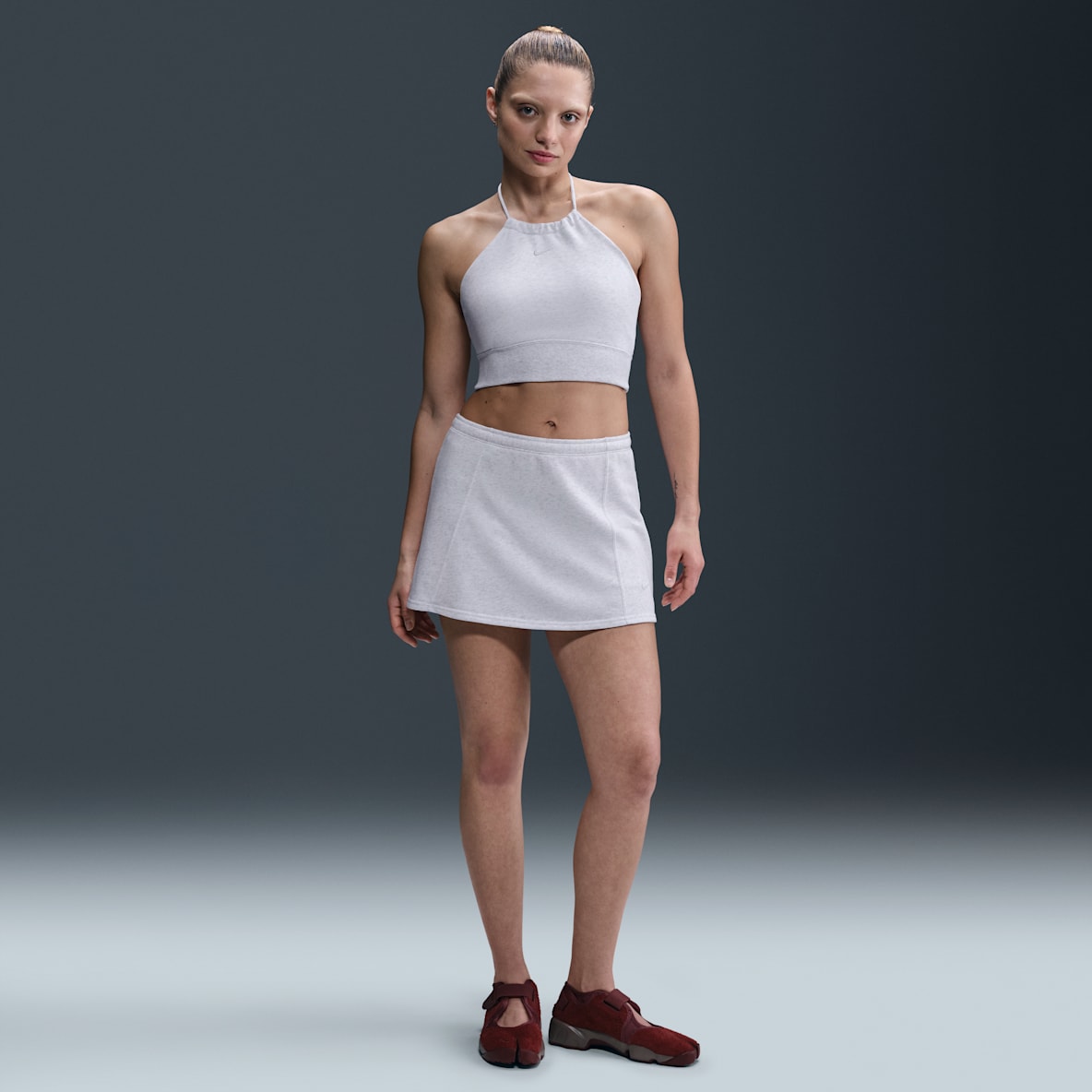 Nike Sportswear Chill Terry Nike Sportswear Chill Terry Skort mini de French Terry de tiro medio para mujer