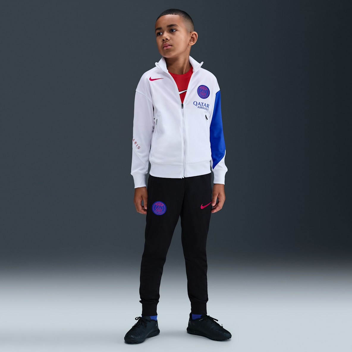 Paris Saint-Germain Strike Third Paris Saint-Germain Strike Third Older Kids' Nike Dri-FIT Total 90 Football Knit Tracksuit
