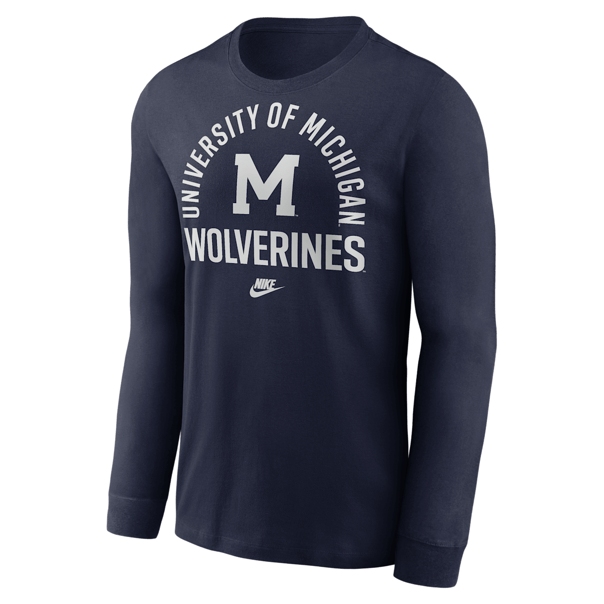 Michigan Legacy Arched Logo Michigan Legacy Arched Logo Men's Nike College Long-Sleeve T-Shirt