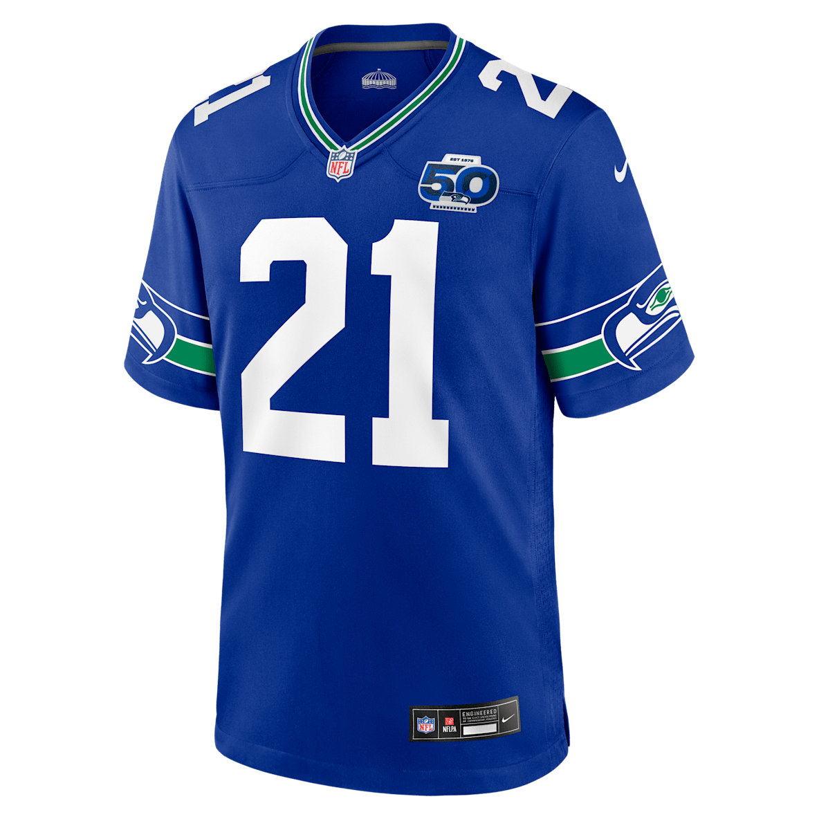 Devon Witherspoon Seattle Seahawks 50th Anniversary Jersey Nike de la NFL Game para hombre